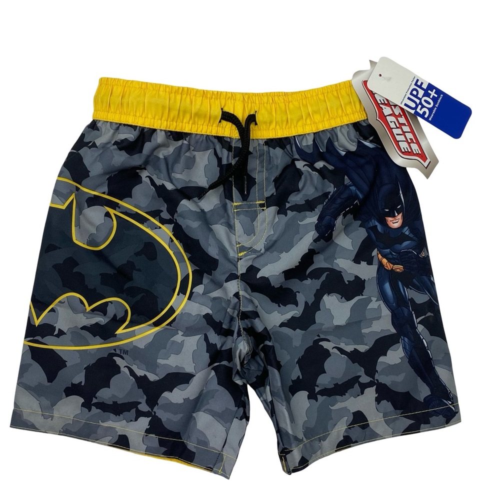 DC Comics Batman Toddler Boys Swim Trunks, Size 4 NWT